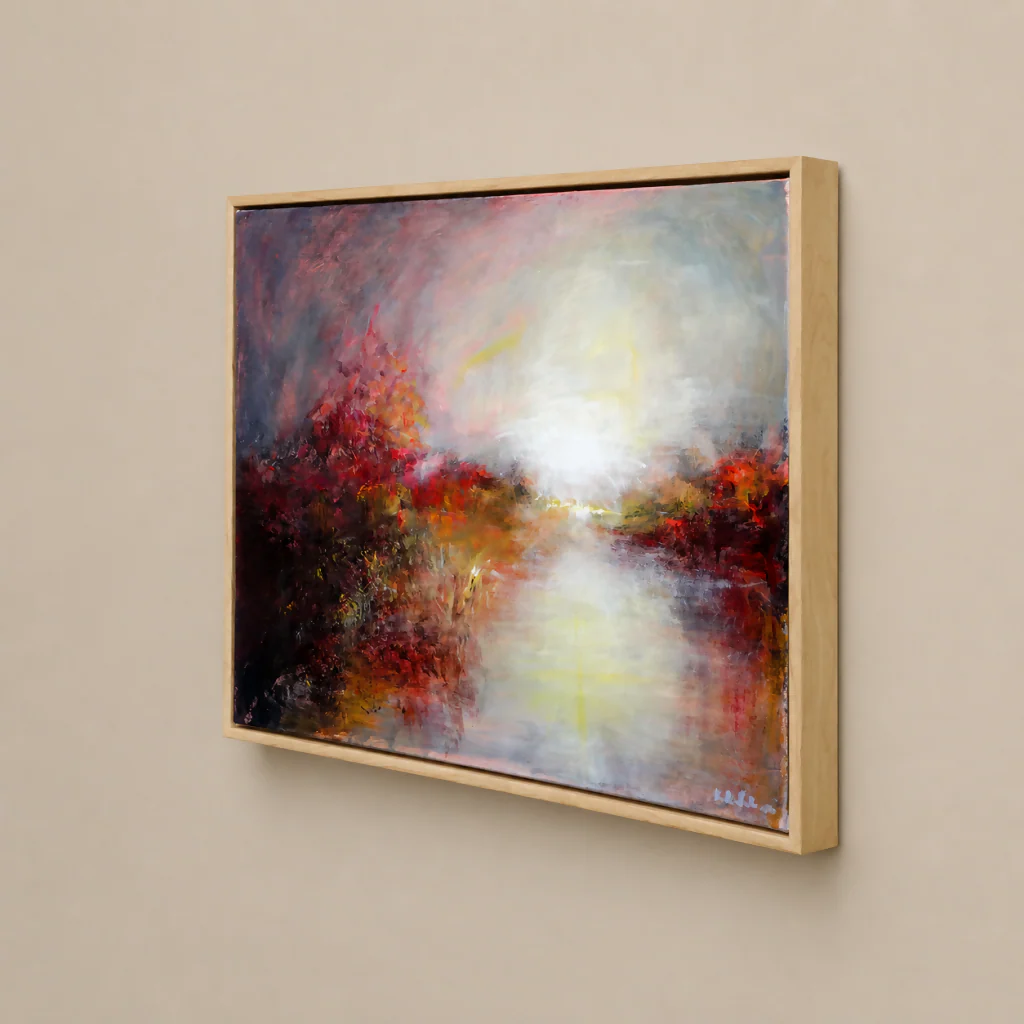 Original painting 'Ember Shore' by Kasia Kaldowski - Image 2