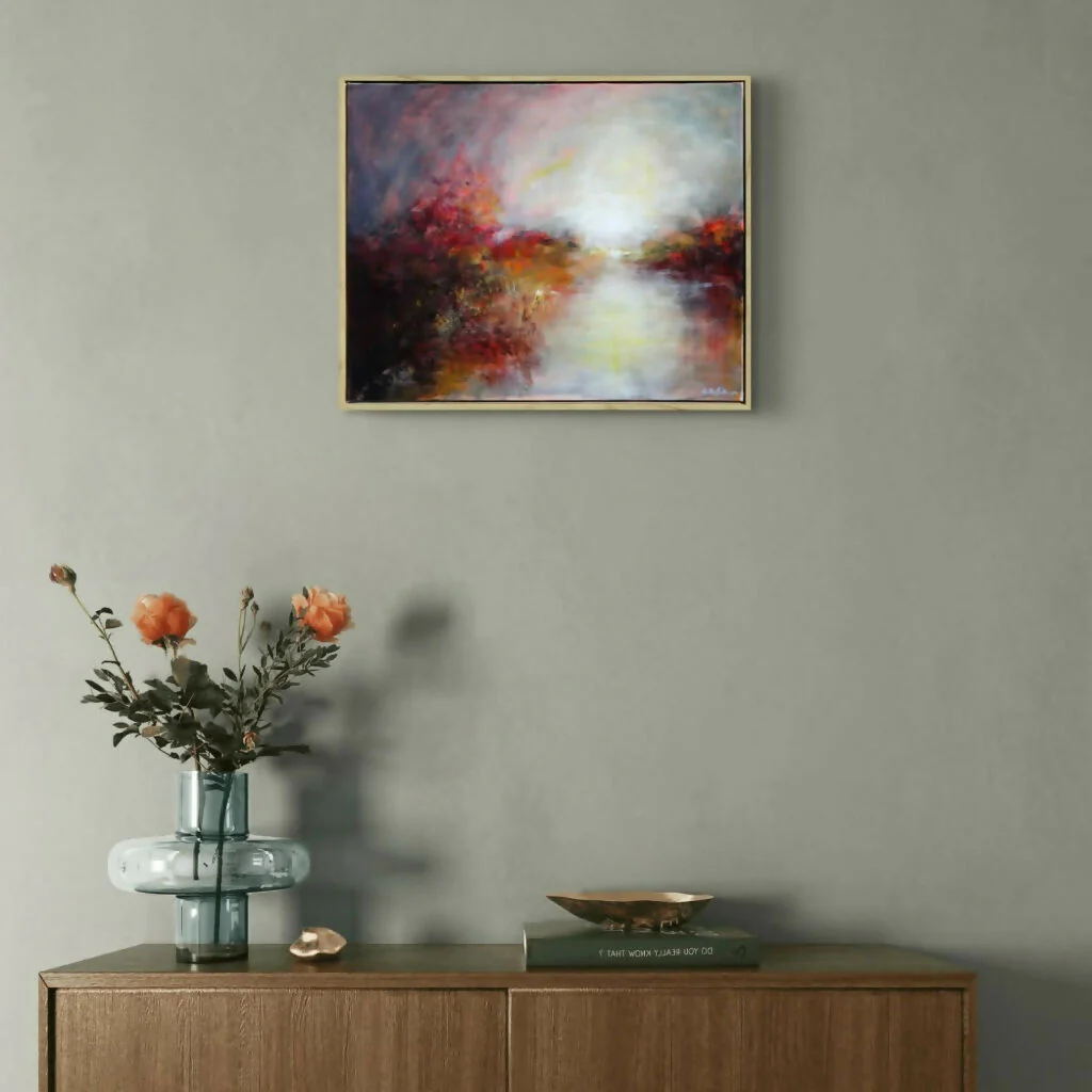 Original painting 'Ember Shore' by Kasia Kaldowski - Image 3