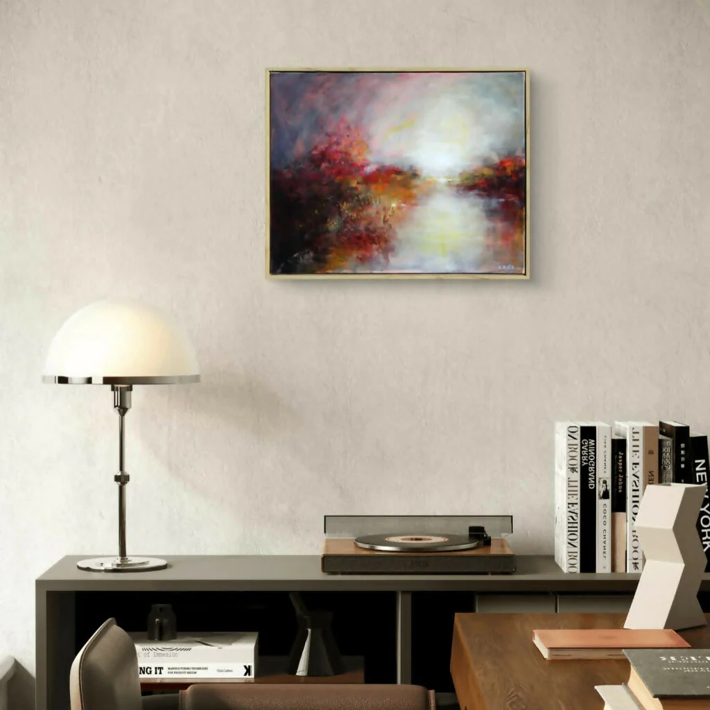 Original painting 'Ember Shore' by Kasia Kaldowski - Image 4