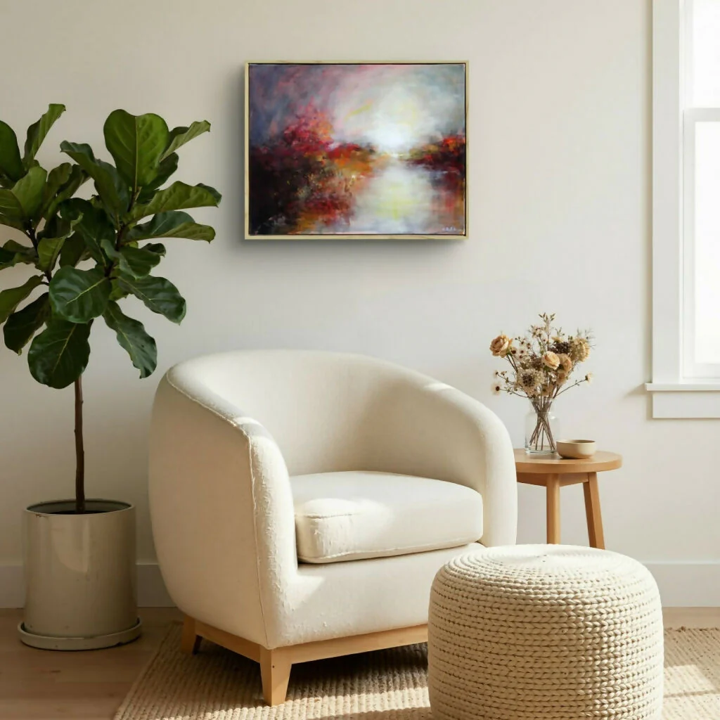 Original painting 'Ember Shore' by Kasia Kaldowski - Image 5