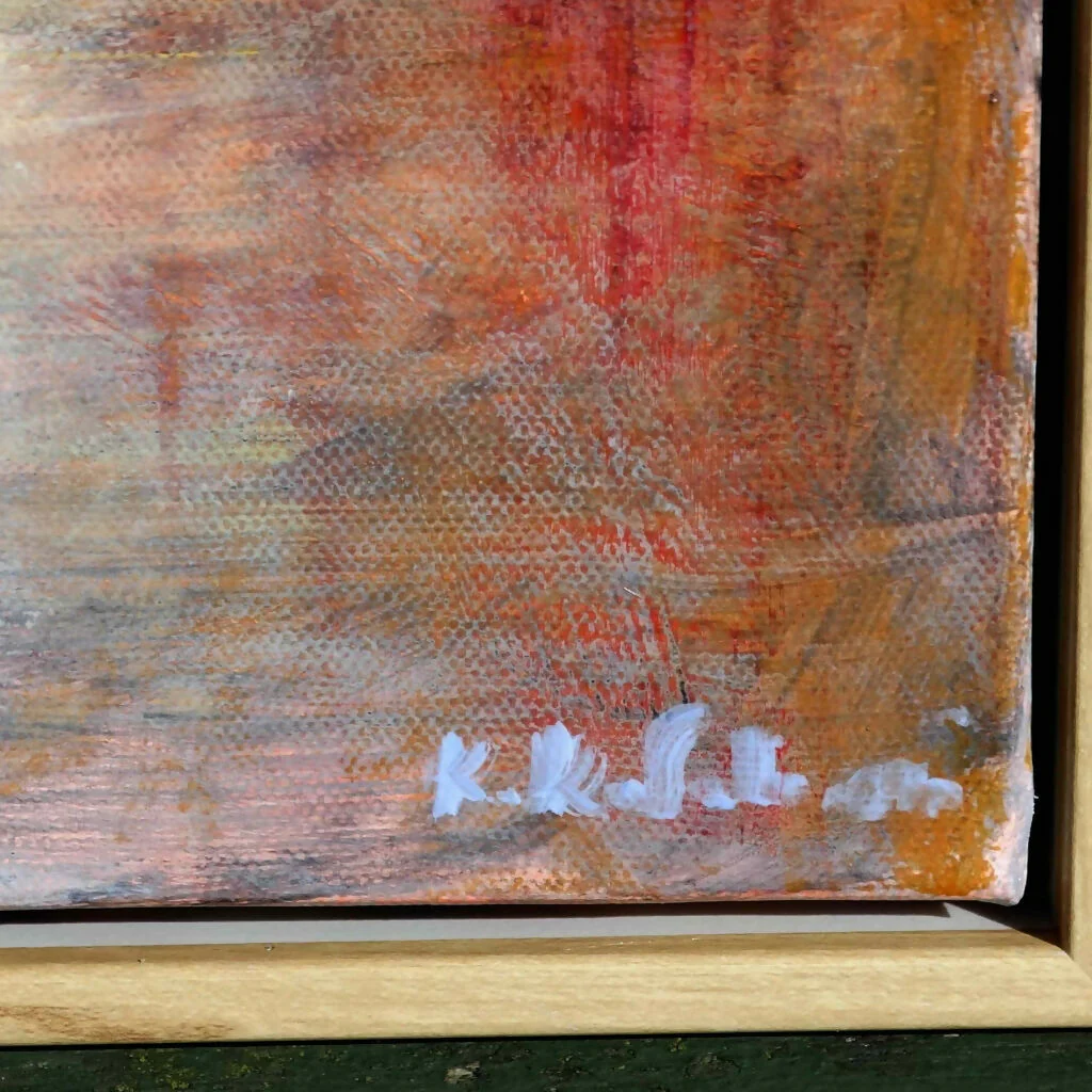 Original painting 'Ember Shore' by Kasia Kaldowski - Image 6