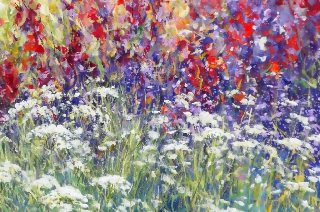 Original painting 'Garden Impressions' by Mariusz Kaldowski - Image 2