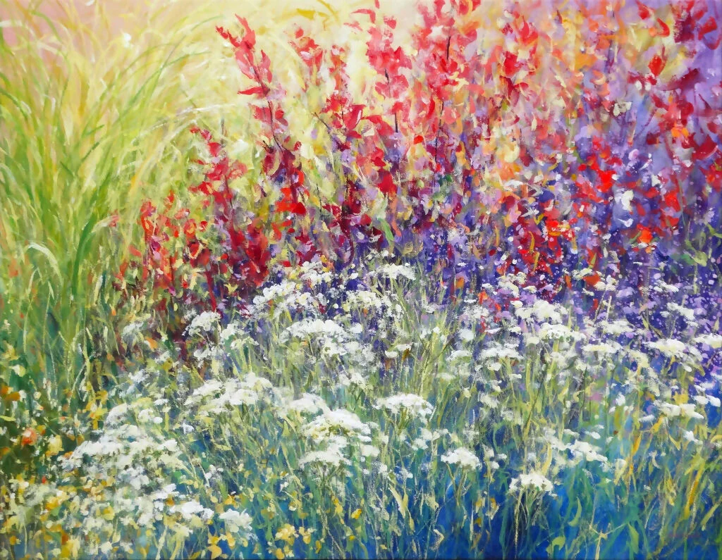 Original painting 'Garden Impressions' by Mariusz Kaldowski - Image 6