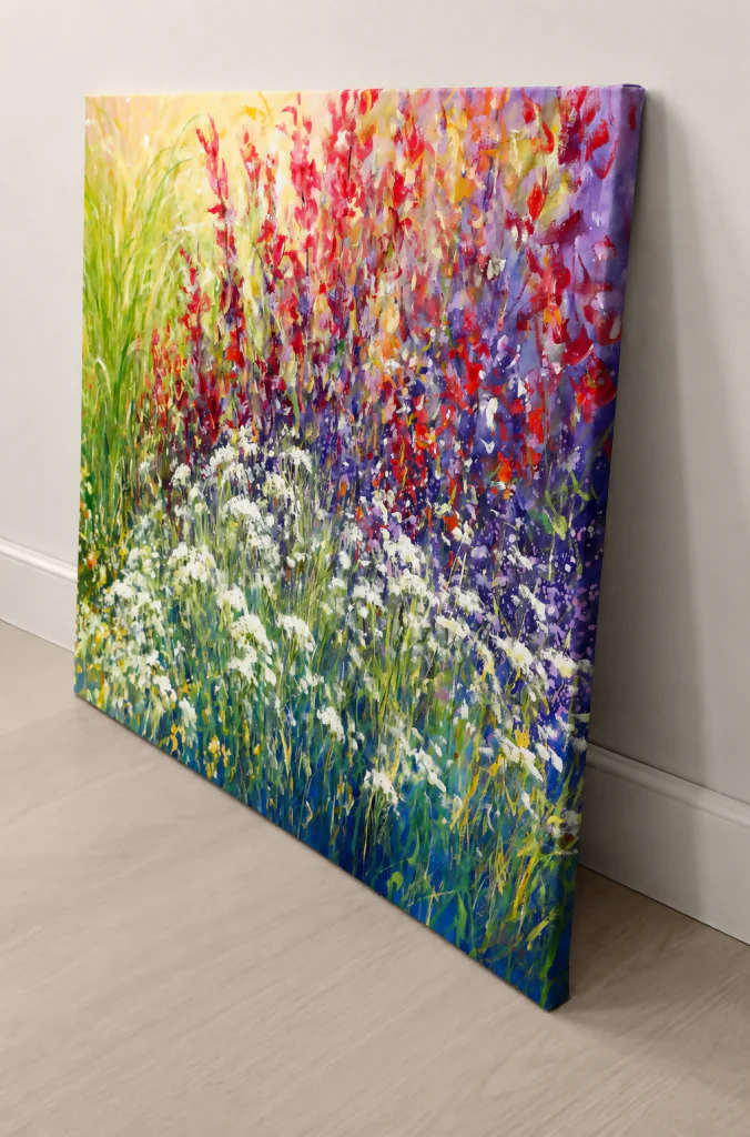 Original painting 'Garden Impressions' by Mariusz Kaldowski - Image 7