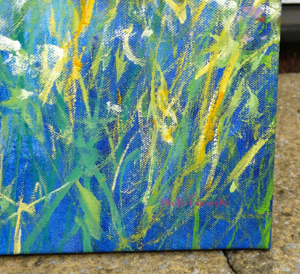Original painting 'Garden Impressions' by Mariusz Kaldowski - Image 8