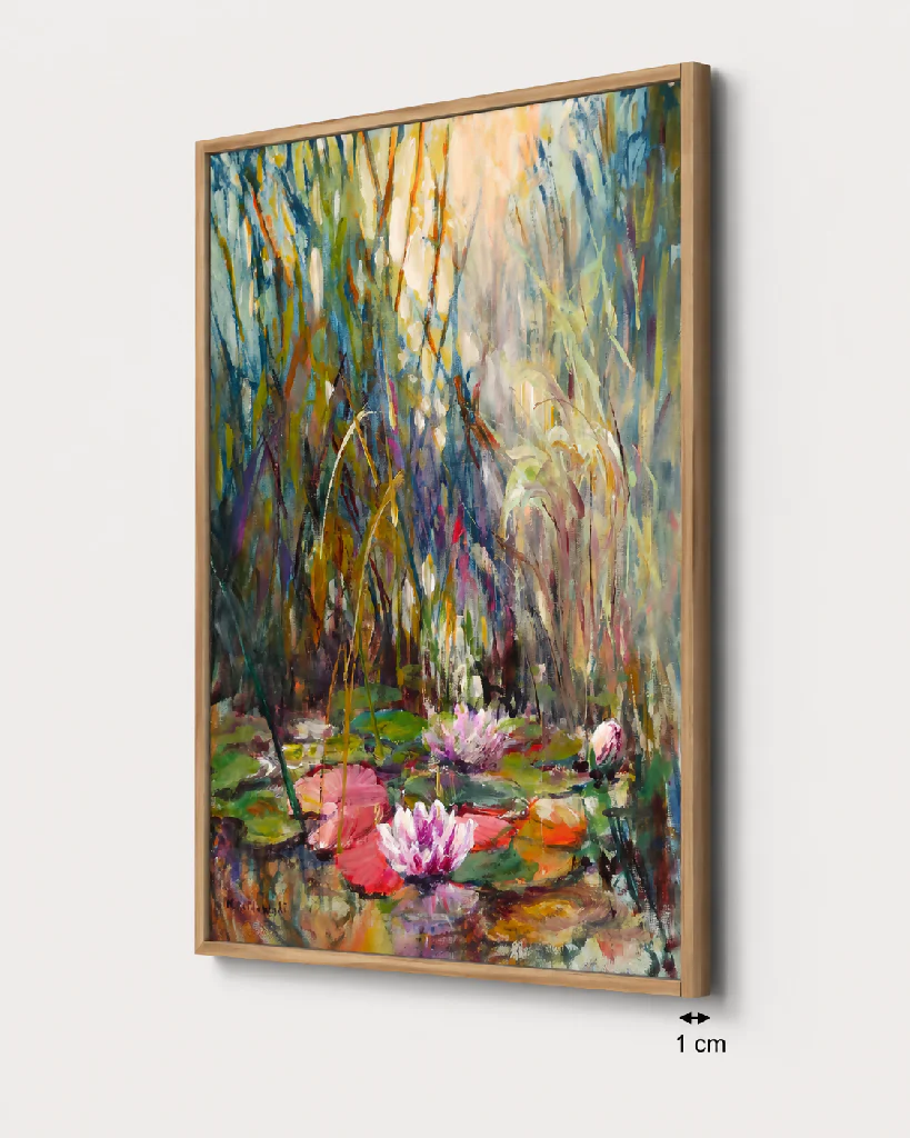 Original painting 'Hidden Lilies' by Mariusz Kaldowski - Image 2