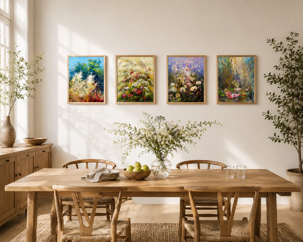 Original painting 'Hidden Lilies' by Mariusz Kaldowski - Image 4