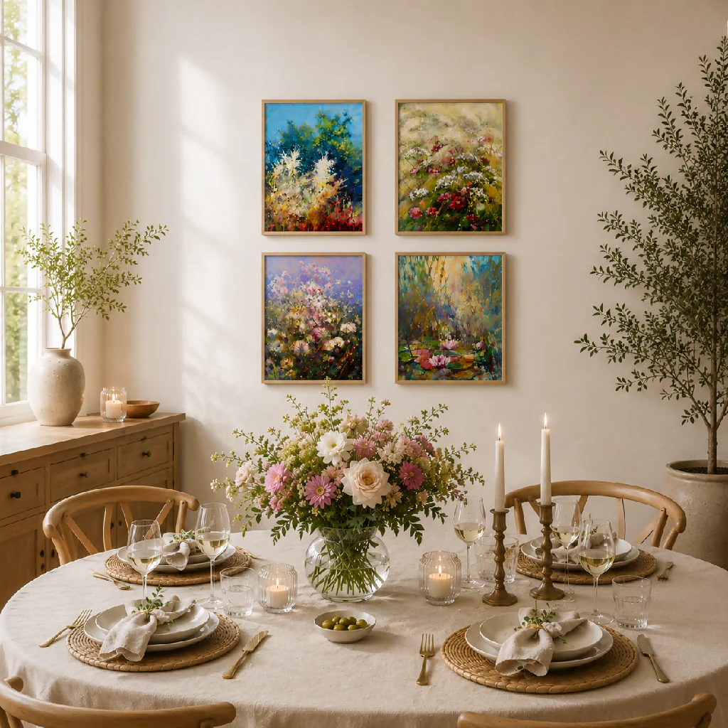 Original painting 'Hidden Lilies' by Mariusz Kaldowski - Image 5