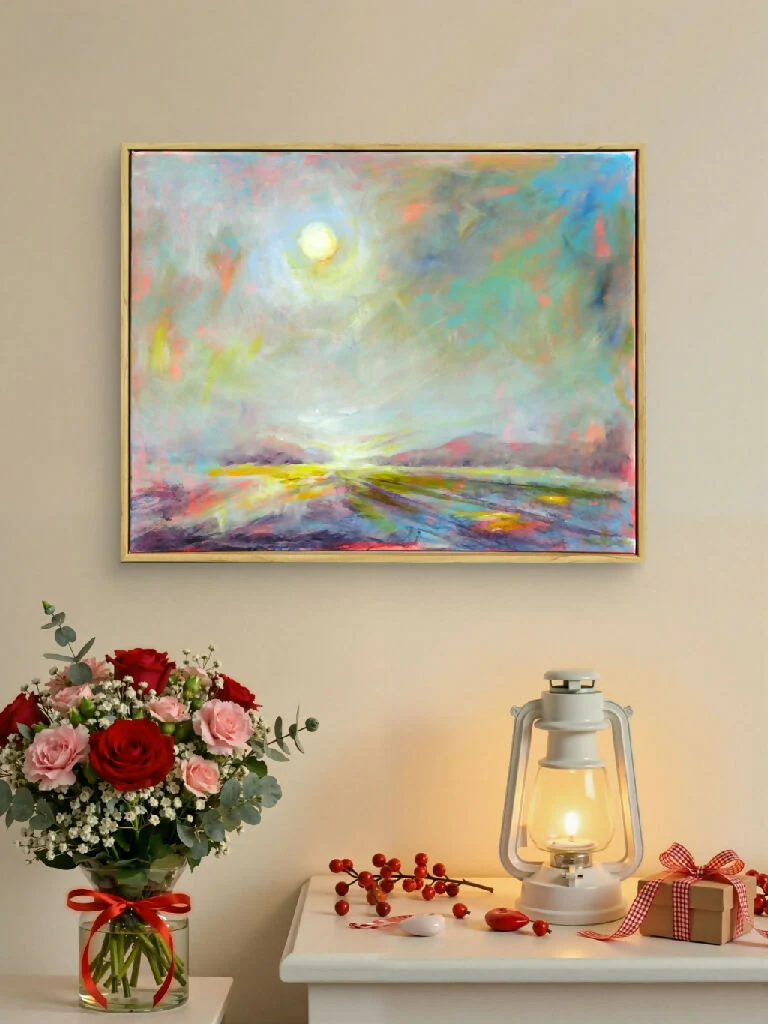 Original painting 'Where Light Finds You' by Kasia Kaldowski - Image 4