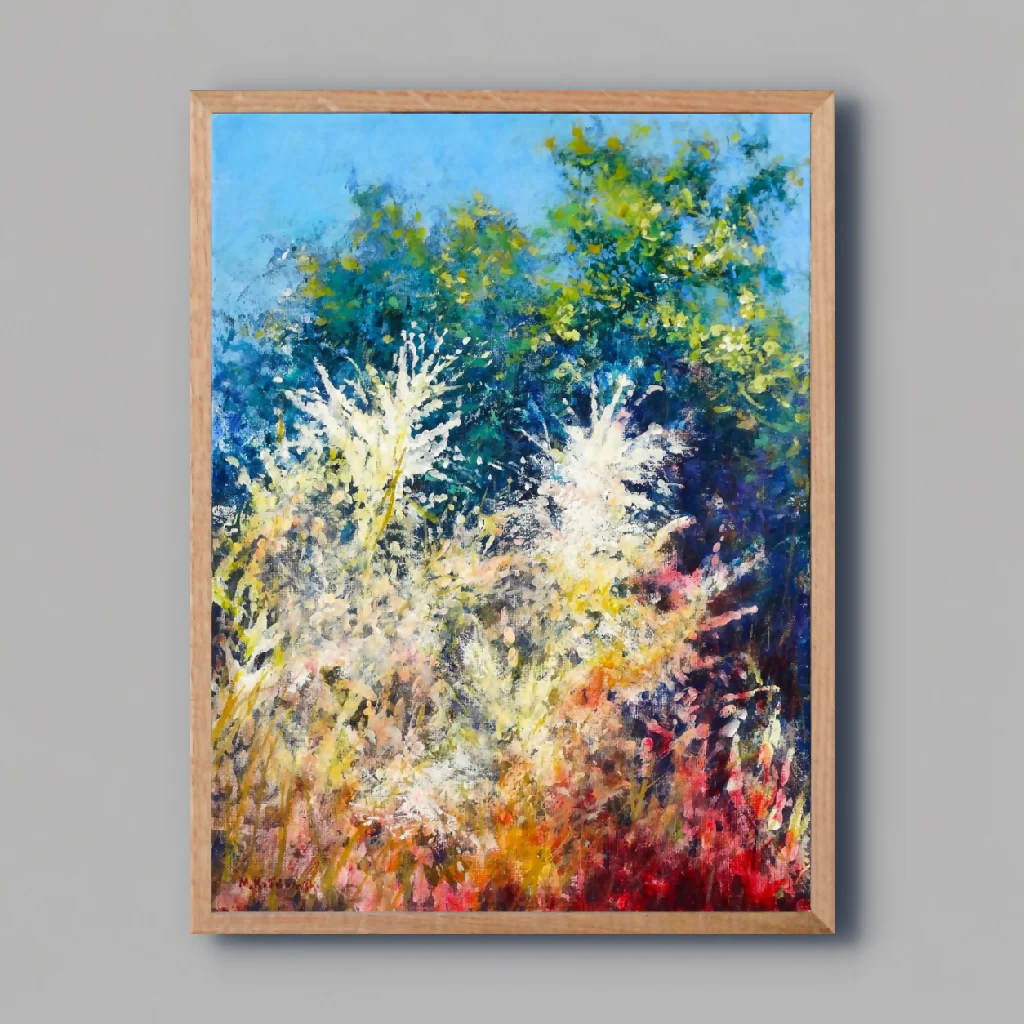 Original painting 'White Magic' by Mariusz Kaldowski