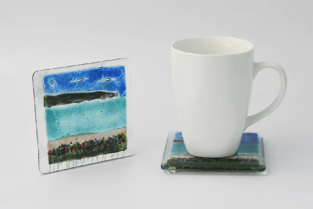 Orkney Fused Glass Coaster