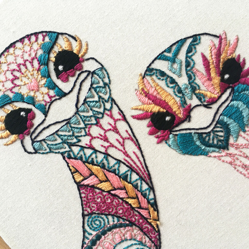 Ostrich Embroidery Kit - Image 6