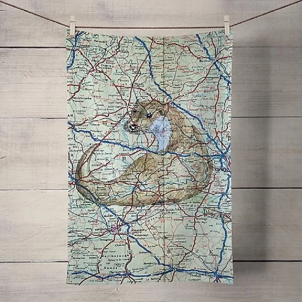 Otterly Gorgeous Cotton Tea Towel - Image 3