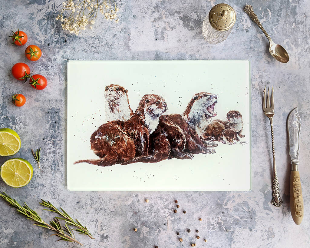 Otters Glass Placemat - Image 2