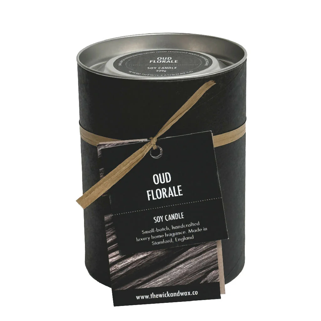 Oud Florale - Scented Soy Candle - Image 2