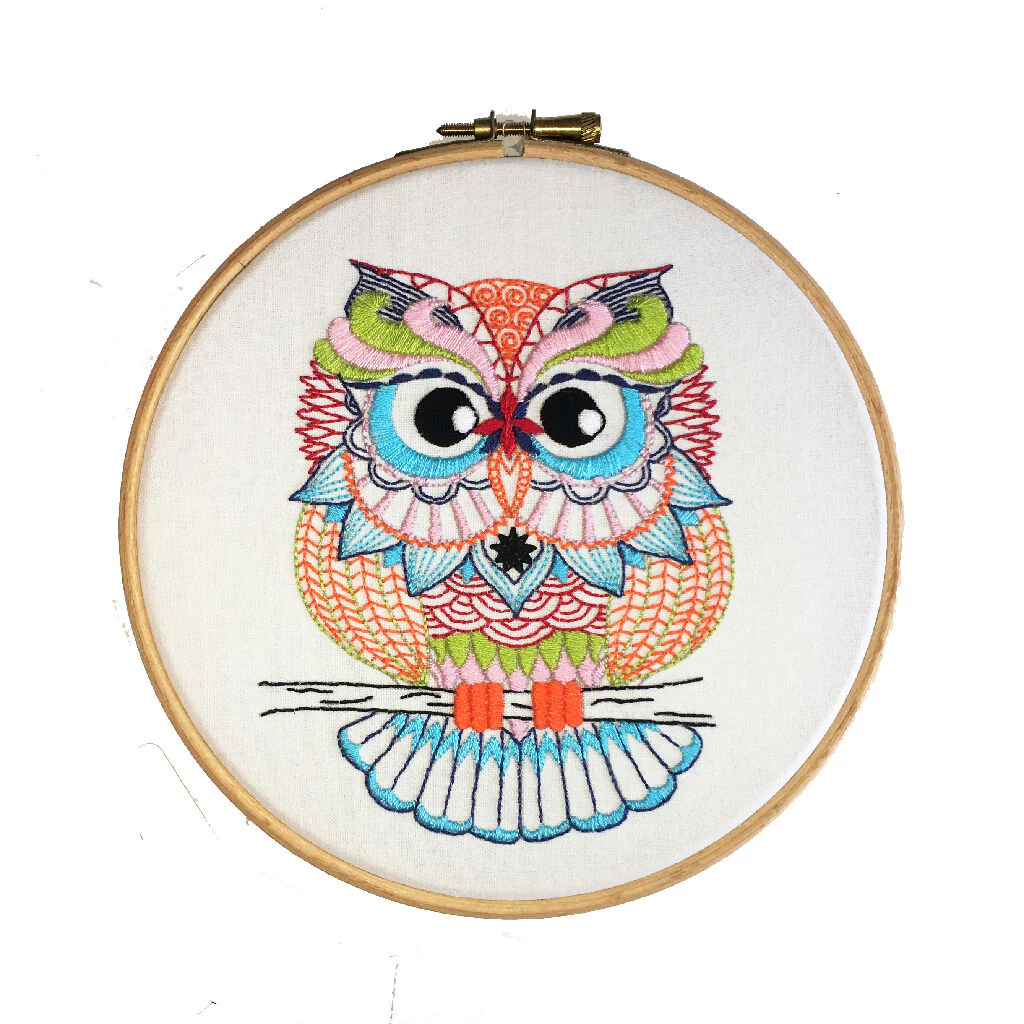 Owl Embroidery Kit - Image 3