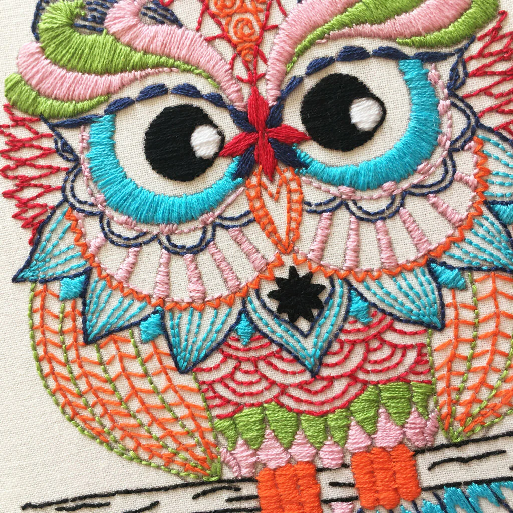 Owl Embroidery Kit - Image 4