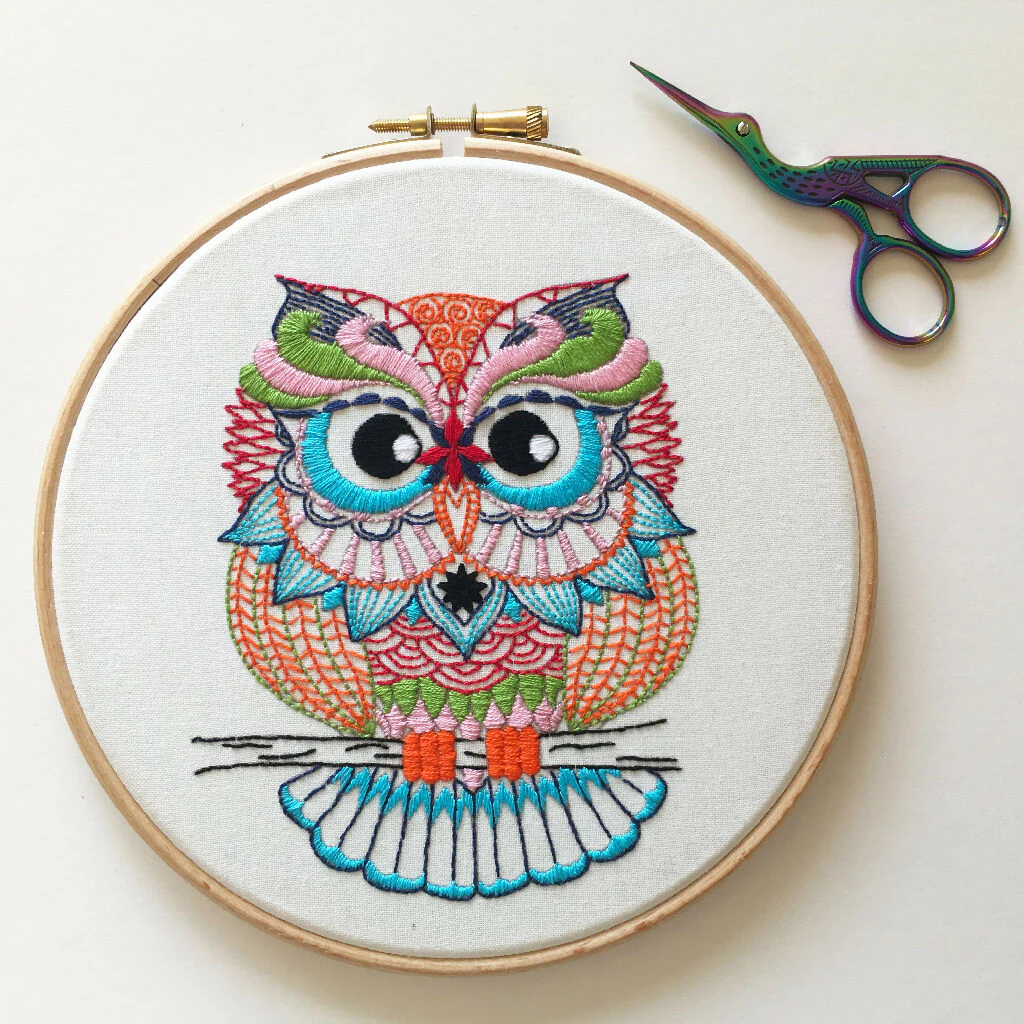 Owl Embroidery Kit - Image 5