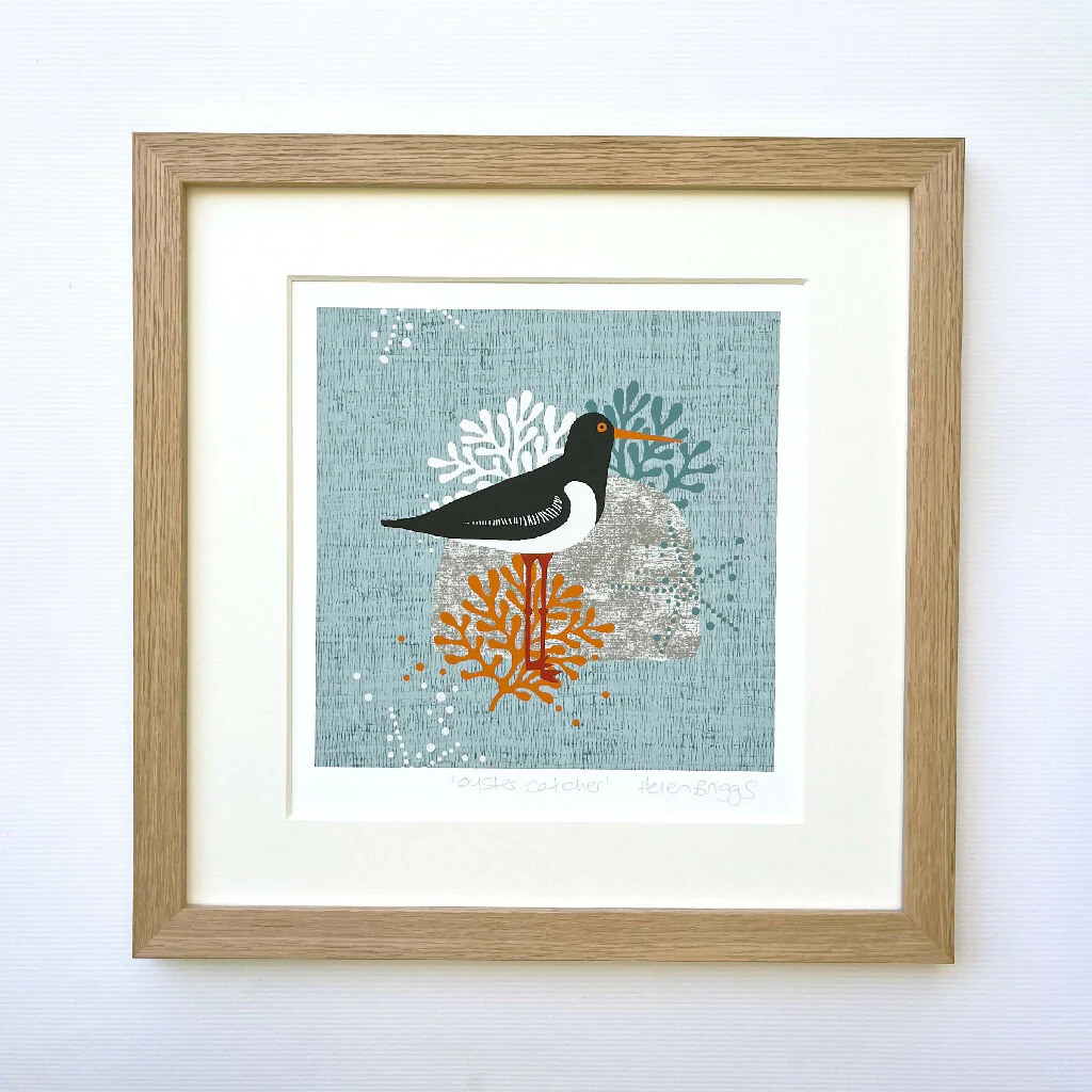 Oyster Catcher Seaside -Signed and mounted Giclée Art Print - Image 4