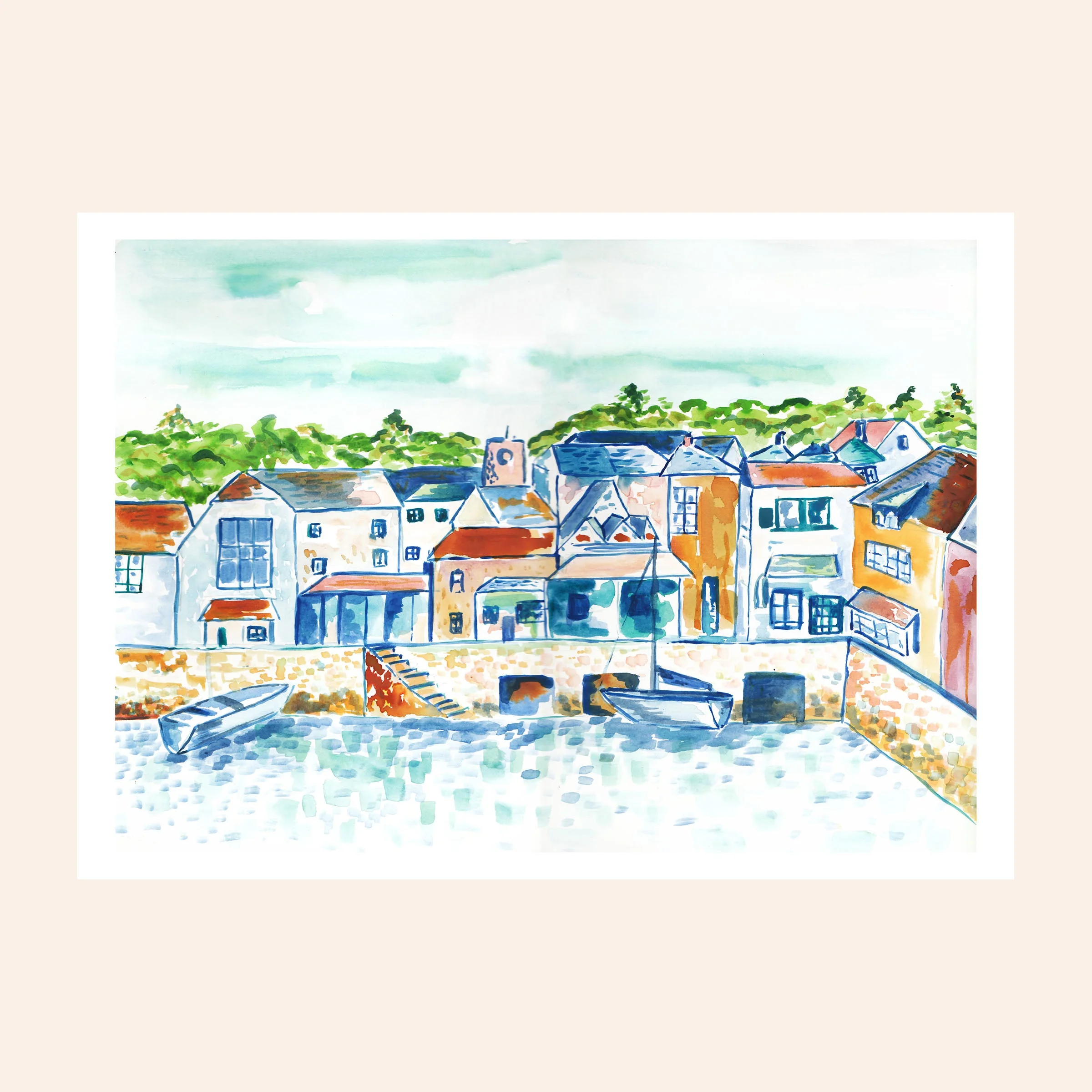 Padstow landscape| recycled paper - Image 2