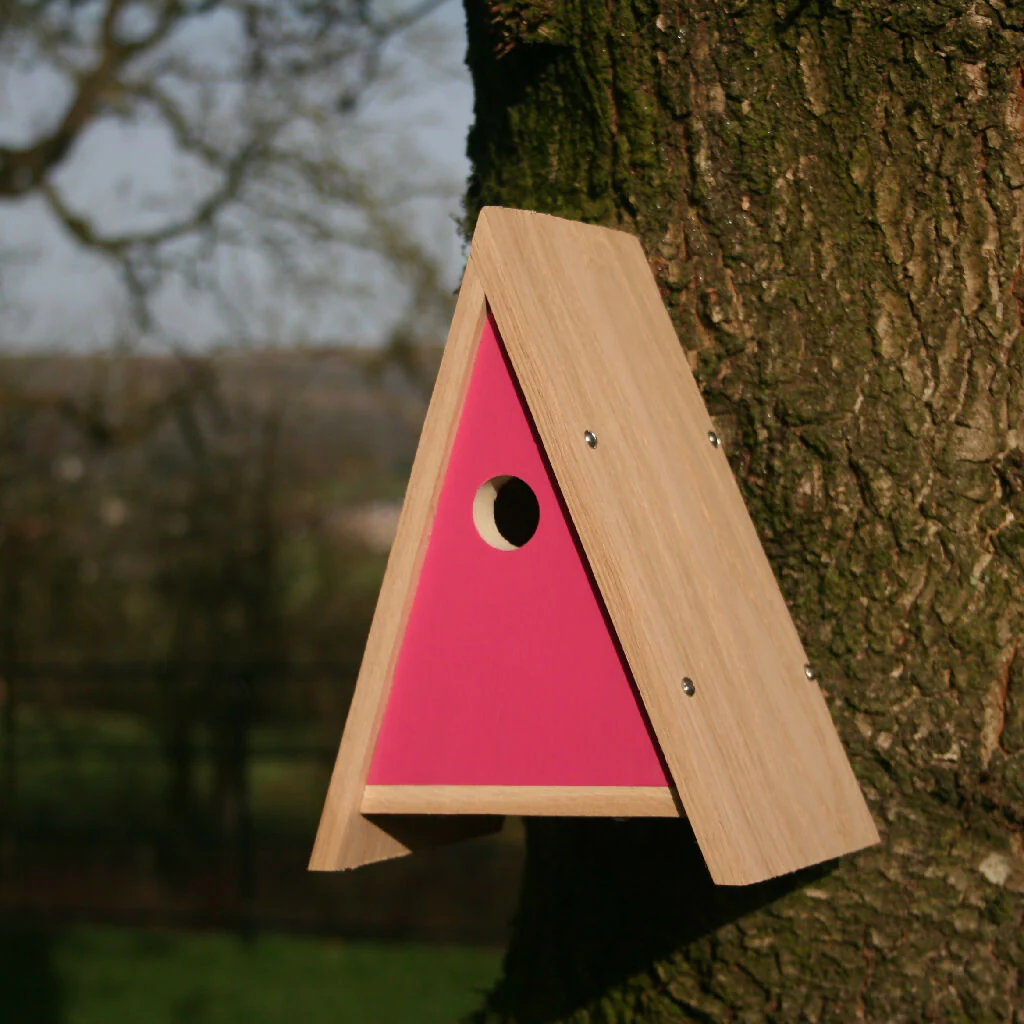 Painted Oak Bird Box - Image 11