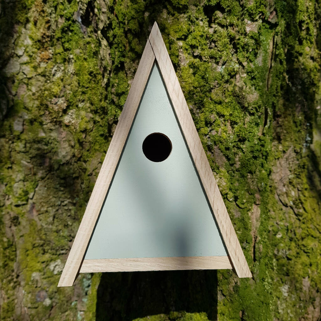 Painted Oak Bird Box - Image 2