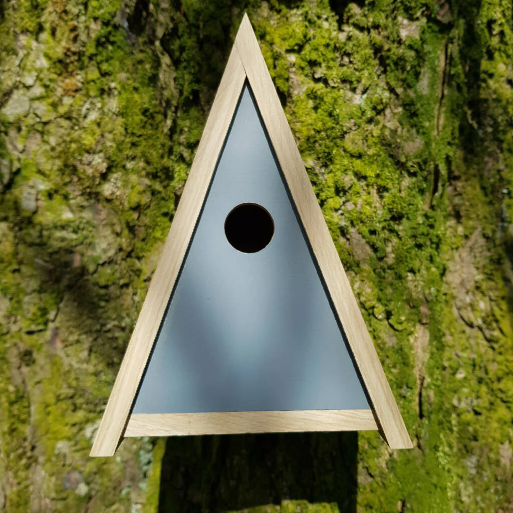 Painted Oak Bird Box - Image 4