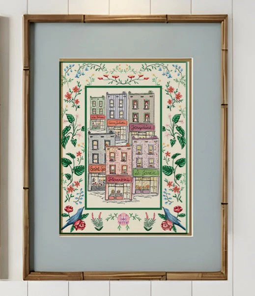 Paris Arrondisments Buildings, Whimsical Art Illustration of the iconic Paris Haussmann Architecture - Image 4
