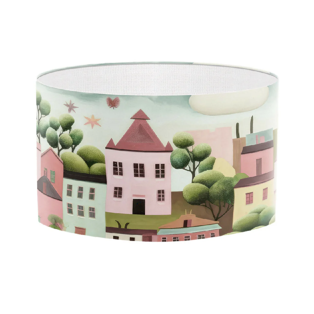 Pastel House Modern Art Lampshade - Image 3