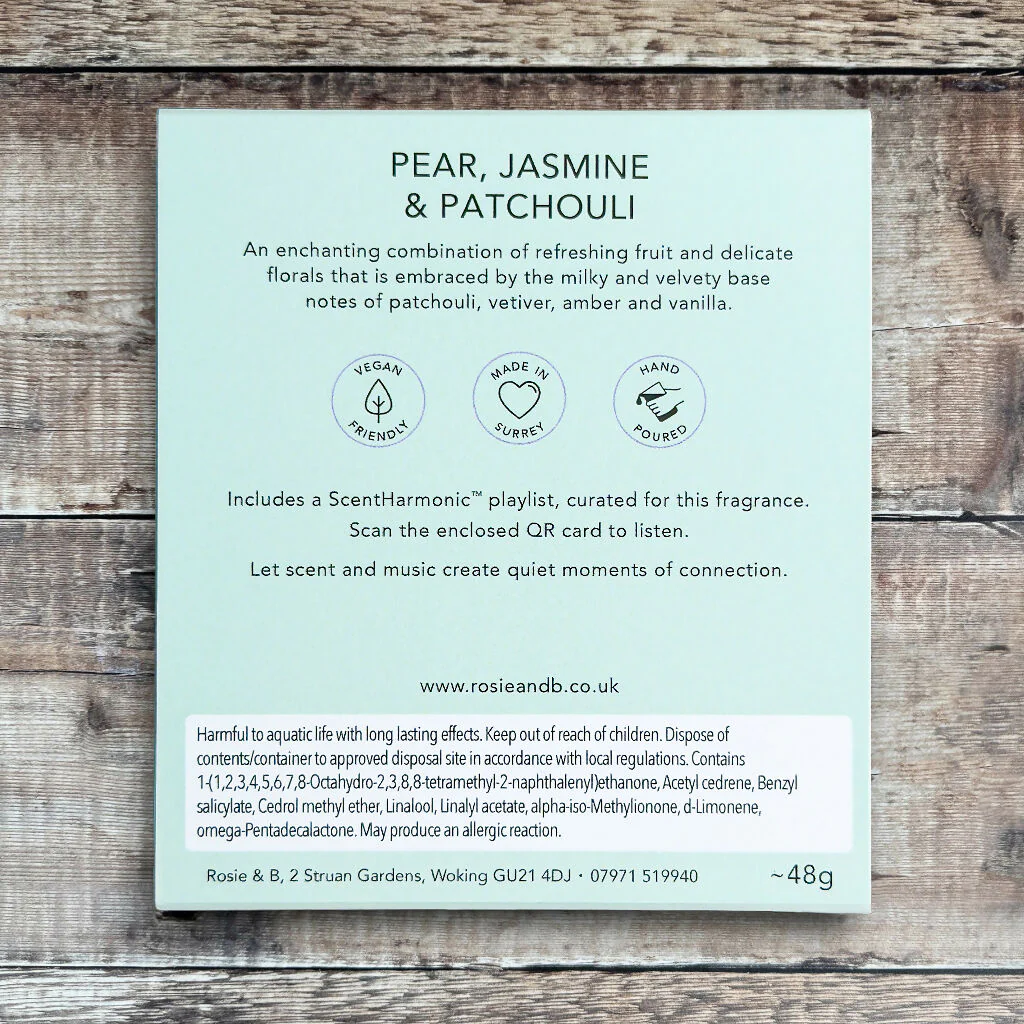 Pear, Jasmine & Patchouli Wax Melts - Image 3