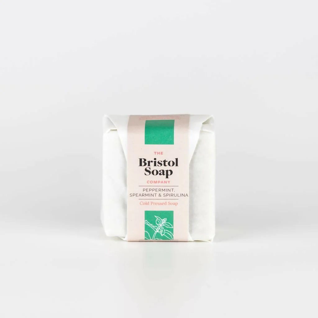 Peppermint, Spearmint and Spirulina Soap