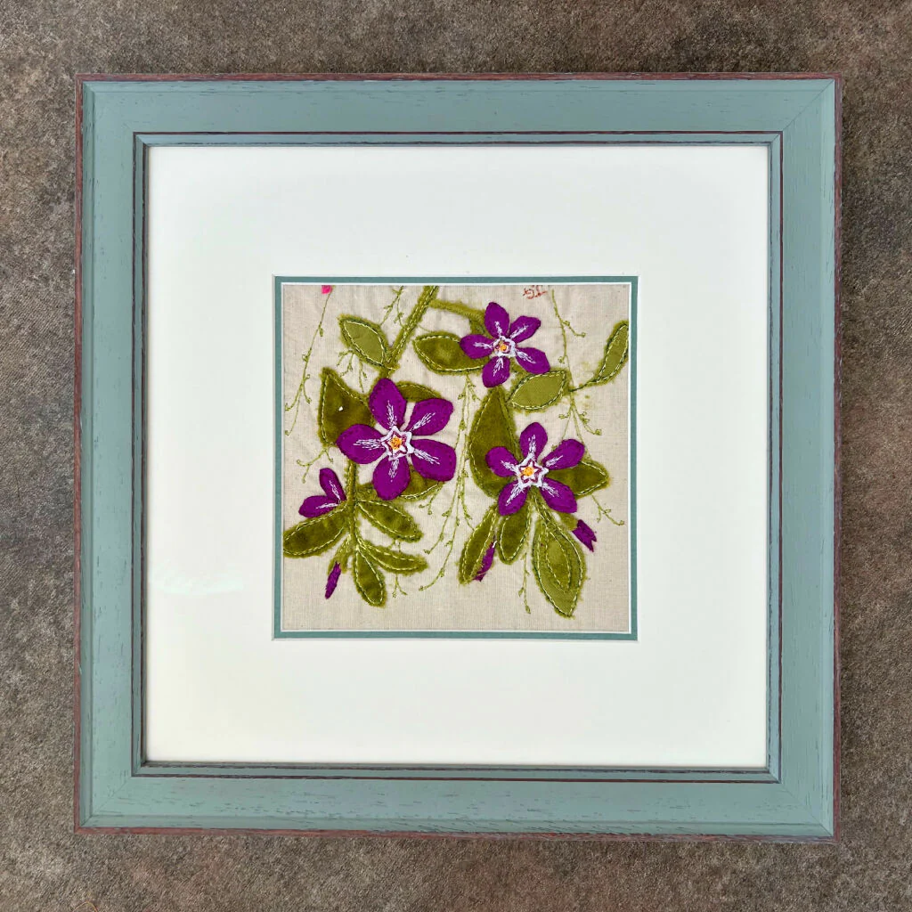 Periwinkle - Original Textile Artwork