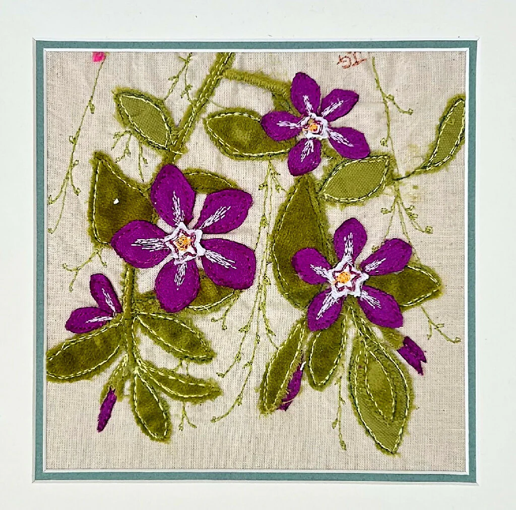 Periwinkle - Original Textile Artwork - Image 2