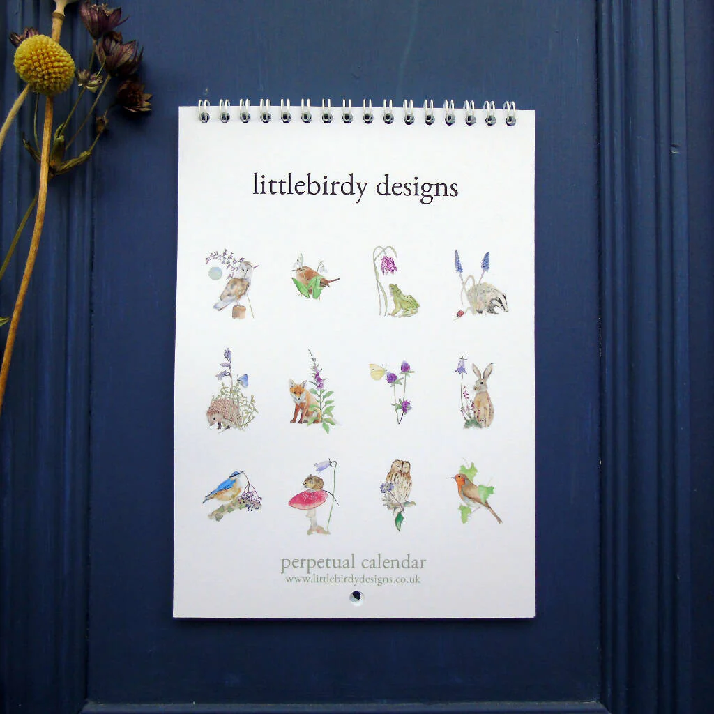 Perpetual Seasonal Wildlife Wall Calendar - Image 4