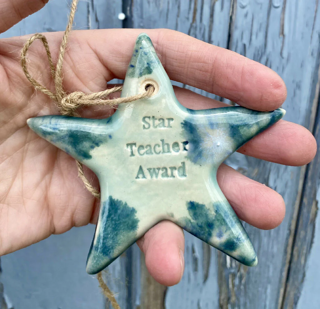 Personalised Ceramic Hanging Star - Image 4