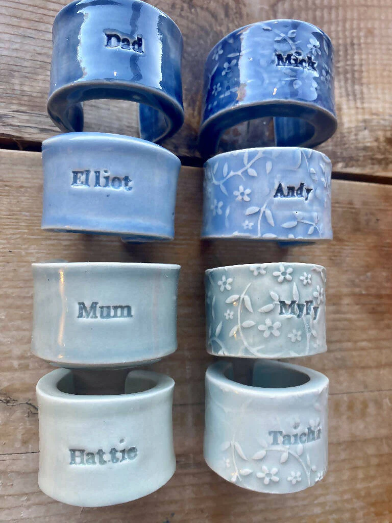 Personalised Ceramic Place Setting / Napkin Ring - Image 7
