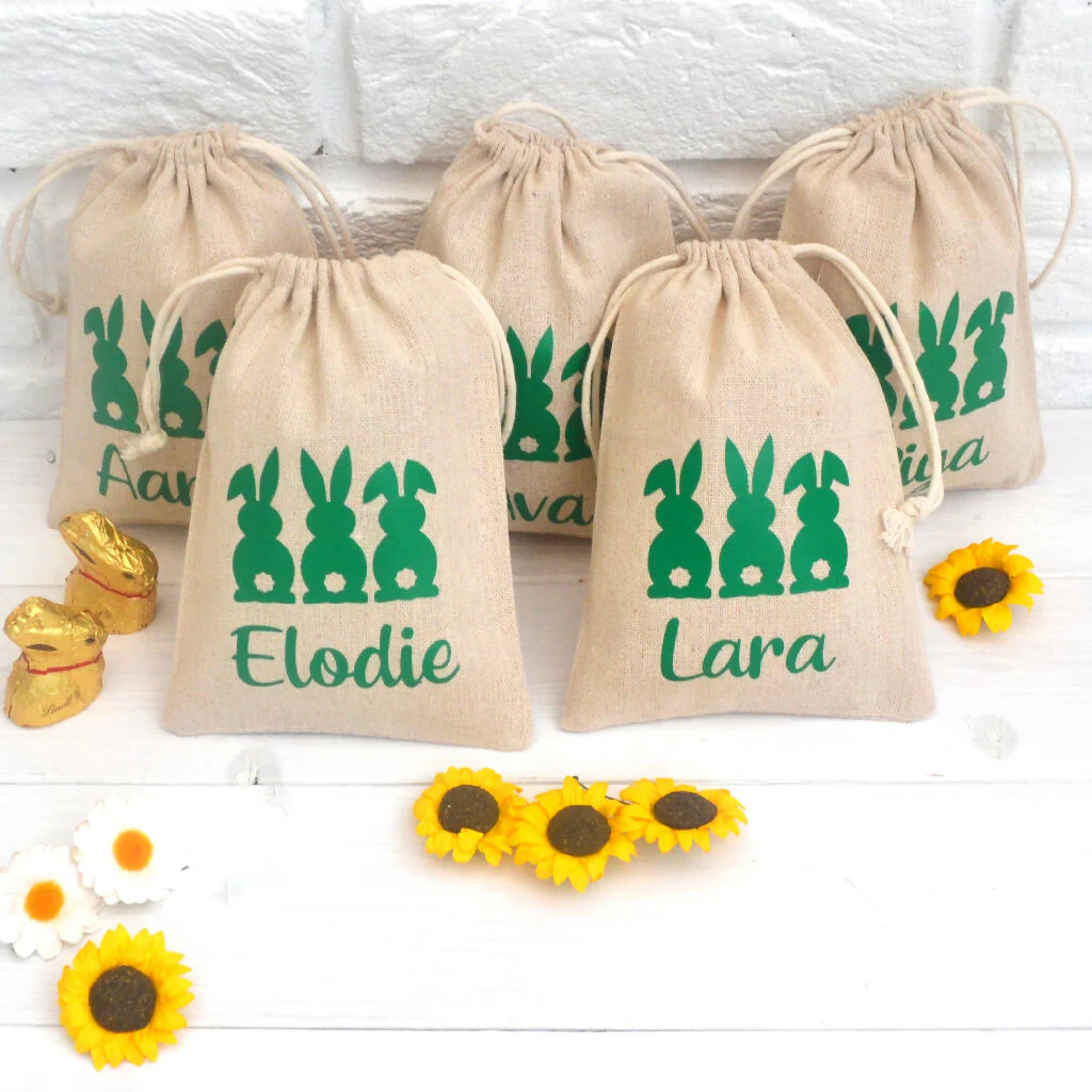 Personalised Easter Bunny Gift Bags - Image 3
