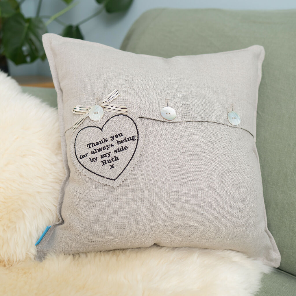 Personalised Friend Bouquet Cushion - Image 6