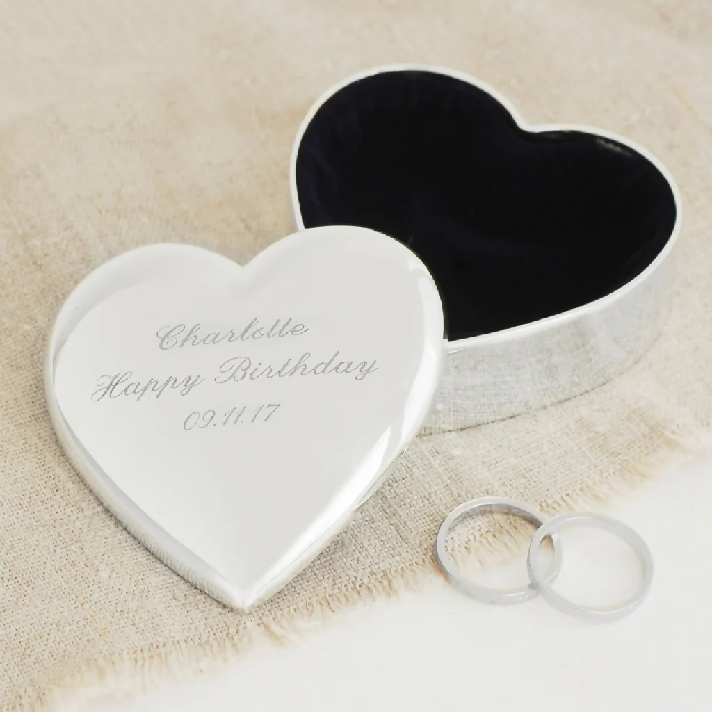 Personalised Heart Trinket Box - Image 2