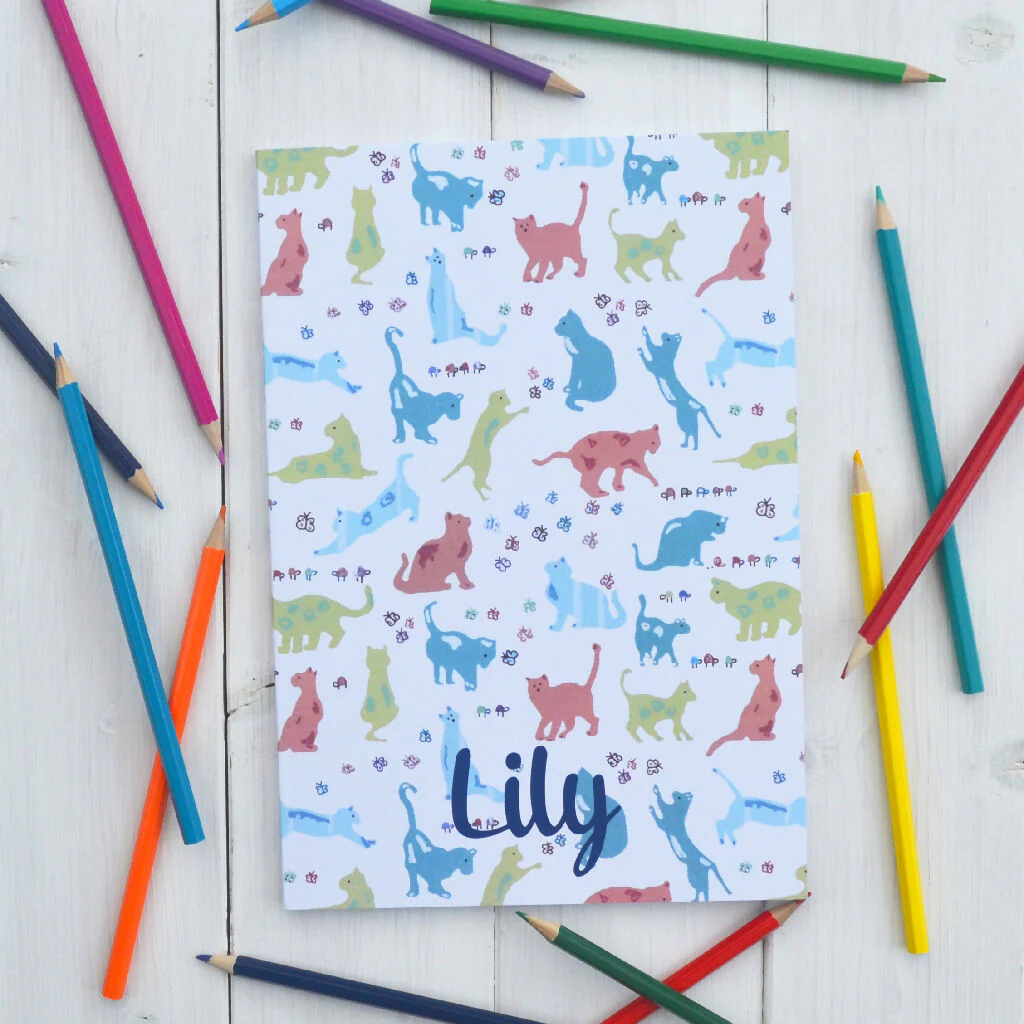 Personalised Journal Drawing Book - Animal Designs - Image 2