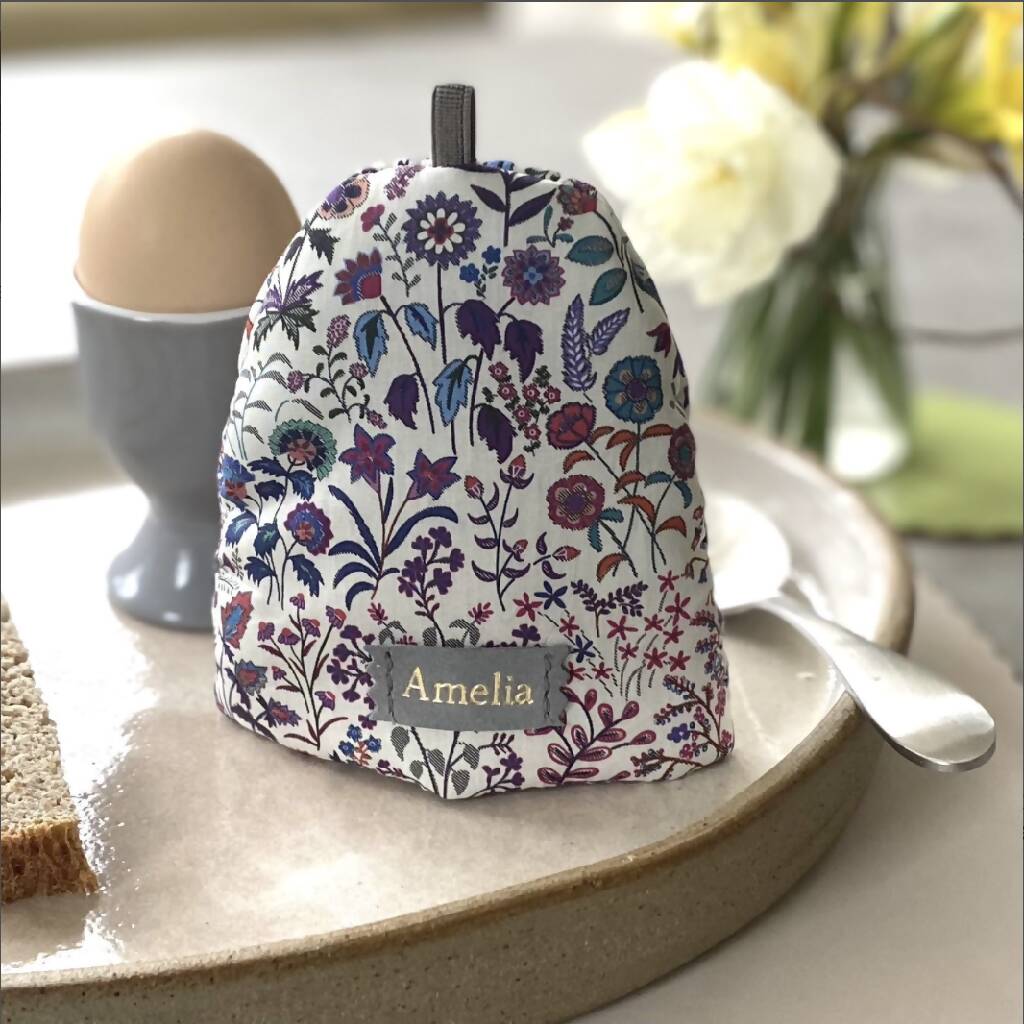Personalised Liberty Cotton Egg Cosy - Image 6