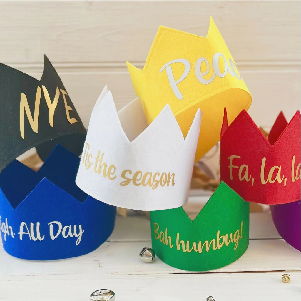 Personalised Re-usable Festive Crowns - Image 2