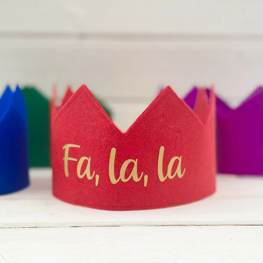 Personalised Re-usable Festive Crowns - Image 3