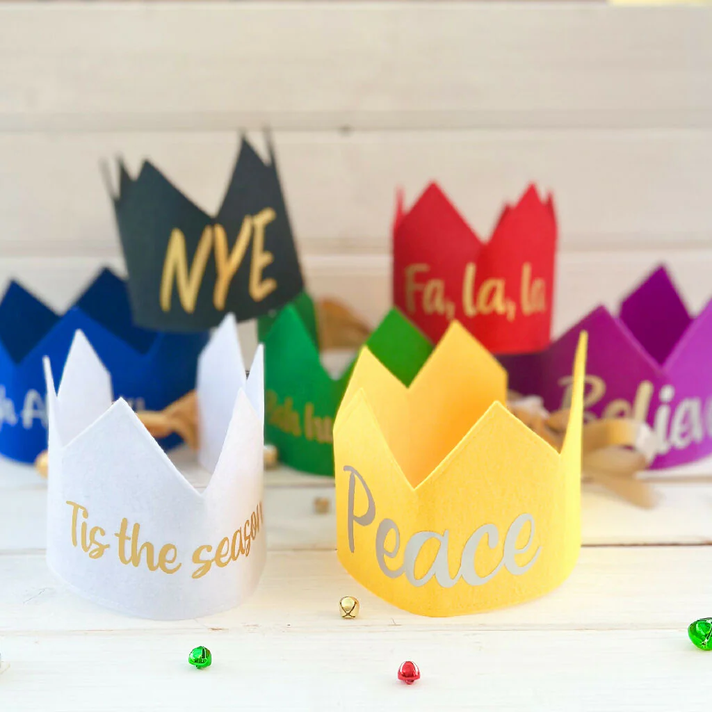 Personalised Re-usable Festive Crowns - Image 5