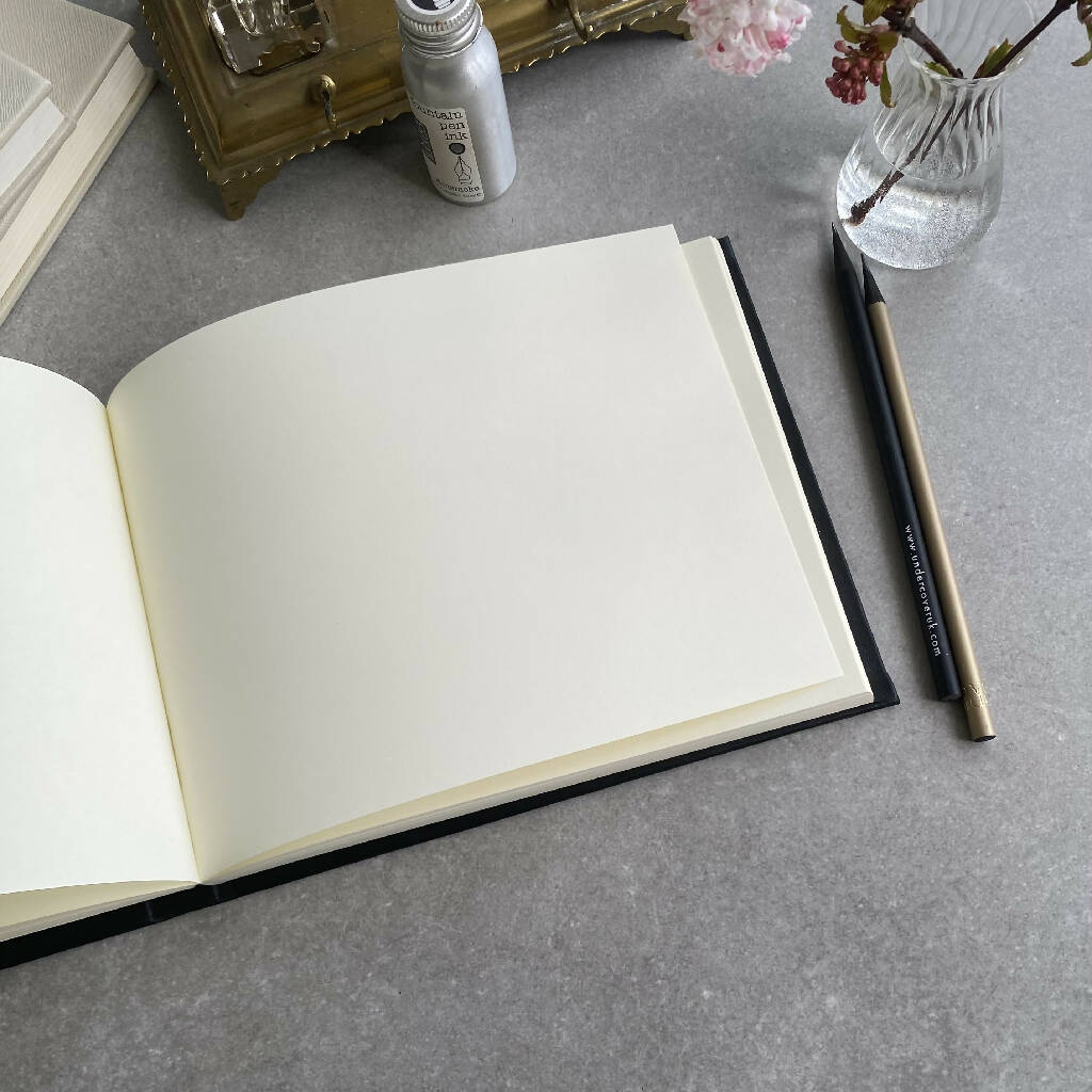 Personalised Recycled Leather Guest Book - Image 2