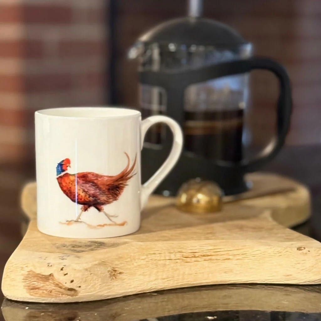 Pheasant Bone China Mug - Country Collection