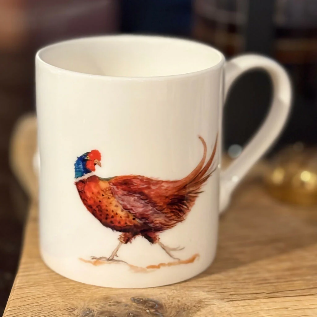 Pheasant Bone China Mug - Country Collection - Image 2