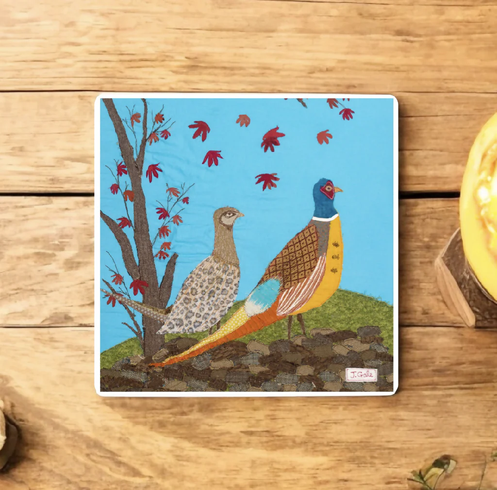 Pheasant Ceramic Drinks Coaster