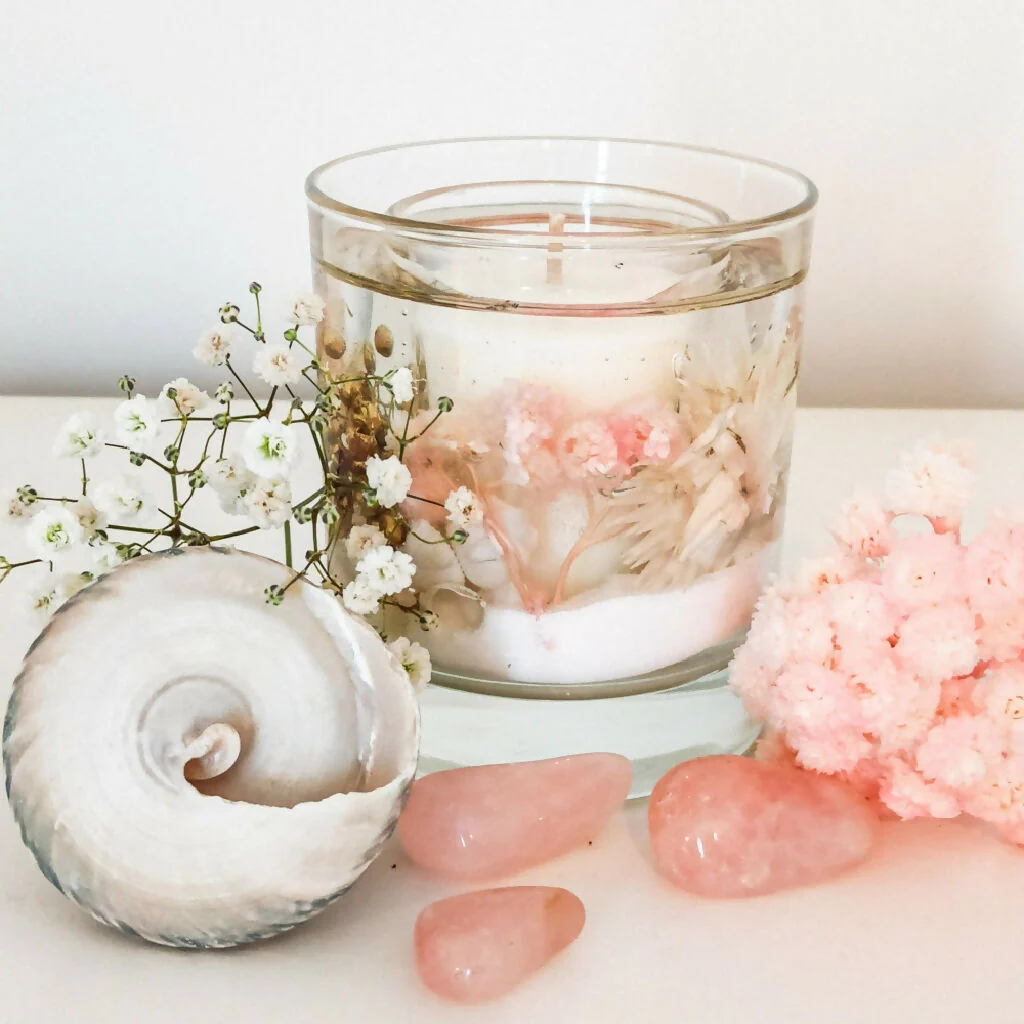PINK CHAMPAGNE BOTANICAL SCENTED CANDLE