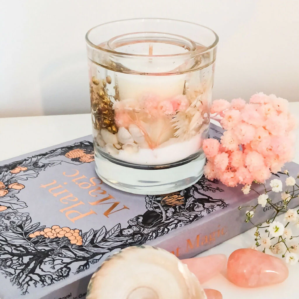PINK CHAMPAGNE BOTANICAL SCENTED CANDLE - Image 2